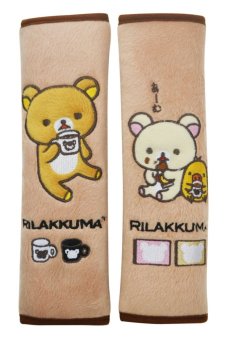 Rilakkuma ลิขสิทธิ์แท้ หุ้มเบลท์ เข็มขัดนิรภัยรถยนต์ Rilakkuma ลิขสิทธิ์แท้ หุ้มเบลท์ เข็มขัดนิรภัยรถยนต์