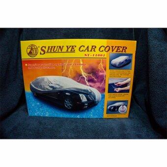 d1sport X Shunye Car cover ผ้าคลุมรถเก๋ง size L ( สีเงิน ) d1sport X Shunye Car cover ผ้าคลุมรถเก๋ง size L ( สีเงิน )