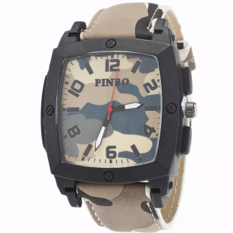 MEGA Quartz Waterproof Military Leather Watchband Sport Casual Wristwatch หรูหรานาฬิกาข้อมือ สายหนัง กันน้ำ รุ่น MG0019 (Brown) MEGA Quartz Waterproof Military Leather Watchband Sport Casual Wristwatch หรูหรานาฬิกาข้อมือ สายหนัง กันน้ำ รุ่น MG0019 (Brown)
