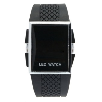 นาฬิกาข้อมือสายหน้าปัดดิจิตัล LED ซิลิโคนแฟชั่นสตรี 1 เรือน นาฬิกาข้อมือสายหน้าปัดดิจิตัล LED ซิลิโคนแฟชั่นสตรี 1 เรือน