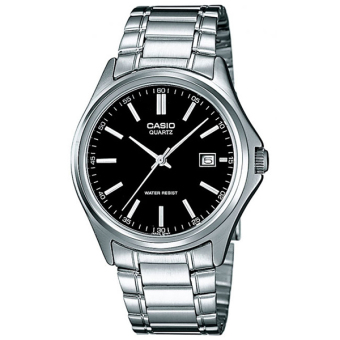 Casio Standard นาฬิกาข้อมือผู้ชาย สายสแตนเลส รุ่น MTP-1183A-1ADF - สีเงิน/ดำ Casio Standard นาฬิกาข้อมือผู้ชาย สายสแตนเลส รุ่น MTP-1183A-1ADF - สีเงิน/ดำ