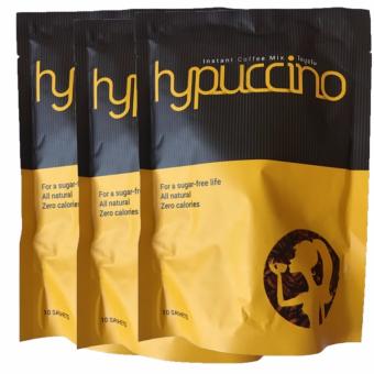 Hypuccino instant coffee mix กาแฟลดน้ำหนัก เพื่อผิวสวยสุขภาพดี รสคาปูชิโน่ 10 ซอง (3 ห่อ) Hypuccino instant coffee mix กาแฟลดน้ำหนัก เพื่อผิวสวยสุขภาพดี รสคาปูชิโน่ 10 ซอง (3 ห่อ)