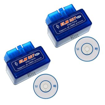 Elit Mini OBD II อุปกรณ์ตรวจเช็คสภาพรถยนต์ส่งข้อมูลไร้สายบลูทูธ รุ่น ELM327 (แพ็คคู่) Elit Mini OBD II อุปกรณ์ตรวจเช็คสภาพรถยนต์ส่งข้อมูลไร้สายบลูทูธ รุ่น ELM327 (แพ็คคู่)