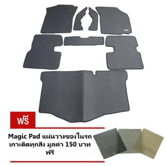 Matpro พรมปูพื้นเข้ารูป 100% ลายกระดุม ชุด Full Coverage Set 8 ชิ้น - SUZUZI SWIFT - สีดำ - แถมฟรี แผ่นรอง Magic Pad วางของในรถ Matpro พรมปูพื้นเข้ารูป 100% ลายกระดุม ชุด Full Coverage Set 8 ชิ้น - SUZUZI SWIFT - สีดำ - แถมฟรี แผ่นรอง Magic Pad วางของในรถ