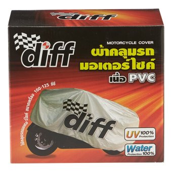 DIFFผ้าคลุมรถมอเตอร์ไชด์ พีวีซีลายดิฟPAQ28335 DIFFผ้าคลุมรถมอเตอร์ไชด์ พีวีซีลายดิฟPAQ28335