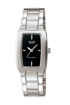 Casio Standard นาฬิกาข้อมือผู้หญิง สายสแตนเลส รุ่น LTP-1165A - สีเงิน/ดำ Casio Standard นาฬิกาข้อมือผู้หญิง สายสแตนเลส รุ่น LTP-1165A - สีเงิน/ดำ
