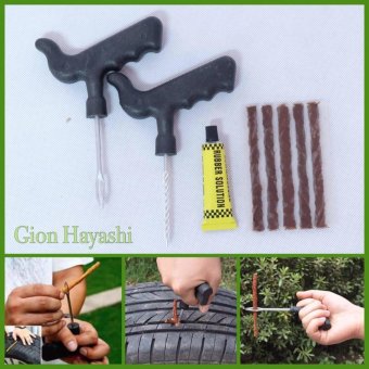 Hayashi-ชุดปะยางฉุกเฉิน สำหรับรถยนต์และ มอเตอร์ไซค์ แบบพกพา รุ่นด้ามจับใหญ่พิเศษ Hayashi-ชุดปะยางฉุกเฉิน สำหรับรถยนต์และ มอเตอร์ไซค์ แบบพกพา รุ่นด้ามจับใหญ่พิเศษ