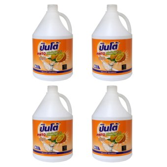 ปินโต้ น้ำยาล้างจาน 3800มล - ส้ม แพ็ค 4 ปินโต้ น้ำยาล้างจาน 3800มล - ส้ม แพ็ค 4