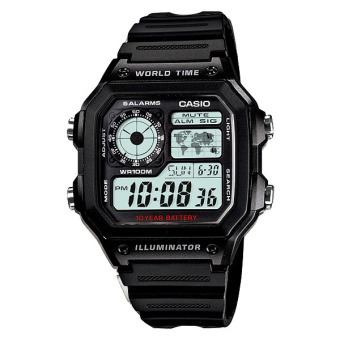 Casio Standard นาฬิกาข้อมือ รุ่น AE-1200WH-1A (Black) Casio Standard นาฬิกาข้อมือ รุ่น AE-1200WH-1A (Black)