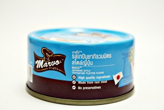 Marvo รสเทปันยากิรวมมิตรสไตล์ญี่ปุ่น อาหารสุนัขชนิดเปียก(กระป๋อง) 80g.x12 Marvo รสเทปันยากิรวมมิตรสไตล์ญี่ปุ่น อาหารสุนัขชนิดเปียก(กระป๋อง) 80g.x12