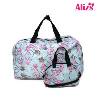 Alizs กระเป๋าเดินทางลายดอกไม้สีขาว Alizs กระเป๋าเดินทางลายดอกไม้สีขาว