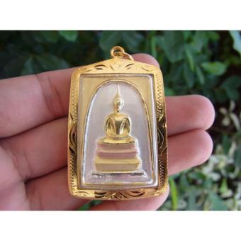 จี้พระสมเด็จ หลังชินบัญชร กรอบชุบทองไมครอน จี้พระสมเด็จ หลังชินบัญชร กรอบชุบทองไมครอน