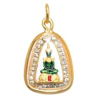 จี้พระแก้วมรกตเลี่ยมทองล้อมเพชร รุ่น TK-089 จี้พระแก้วมรกตเลี่ยมทองล้อมเพชร รุ่น TK-089