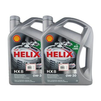 SHELL น้ำมันเครื่อง HELIX HX8 0W-20 อีโคคาร์ สังเคราะห์แท้ 100% 3 ลิตร (2 แกลลอน) SHELL น้ำมันเครื่อง HELIX HX8 0W-20 อีโคคาร์ สังเคราะห์แท้ 100% 3 ลิตร (2 แกลลอน)