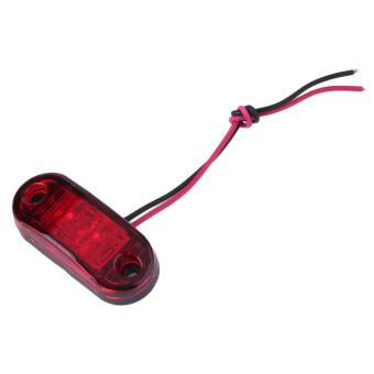 โอ 2ชิ้น Piranha led โคมไฟกะพริบด้านเครื่องหมายสำหรับรถบรรทุกรถพ่วง 12/สีแดง โอ 2ชิ้น Piranha led โคมไฟกะพริบด้านเครื่องหมายสำหรับรถบรรทุกรถพ่วง 12/สีแดง