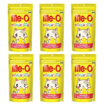 Me-o ขนมแมว รสแซลมอน50กรัม ( 6 units ) Me-o ขนมแมว รสแซลมอน50กรัม ( 6 units )