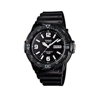 Casio Standard Men นาฬิกาข้อมือผู้ชาย สีดำ สายเรซิ่น รุ่น MRW-200H-1B2 Casio Standard Men นาฬิกาข้อมือผู้ชาย สีดำ สายเรซิ่น รุ่น MRW-200H-1B2