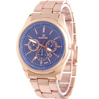 MEGA Calendar Wristwatch ปฏิทินนาฬิกาข้อมือผู้หญิง-ชาย สาย Stainless รุ่น MG0005 (Blue) MEGA Calendar Wristwatch ปฏิทินนาฬิกาข้อมือผู้หญิง-ชาย สาย Stainless รุ่น MG0005 (Blue)