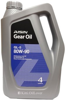 Aisin Gear Oil GL-5 80W-90 น้ำมันหล่อลื่นเกียร์เฟืองท้ายคุณภาพสูง (Synthetic) (4 ลิตร) Aisin Gear Oil GL-5 80W-90 น้ำมันหล่อลื่นเกียร์เฟืองท้ายคุณภาพสูง (Synthetic) (4 ลิตร)