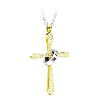 555jewelry จี้กางเขนสี Yellow Gold รุ่น MNC-P135-B ประดับด้วยแหวนสี Gold 555jewelry จี้กางเขนสี Yellow Gold รุ่น MNC-P135-B ประดับด้วยแหวนสี Gold