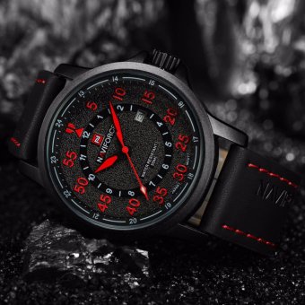 นาฬิกาข้อมือ NAVIFORCE แบรนด์หรู รุ่น NF9076 สายหนัง Quartz กันน้ำ นาฬิกาข้อมือ NAVIFORCE แบรนด์หรู รุ่น NF9076 สายหนัง Quartz กันน้ำ