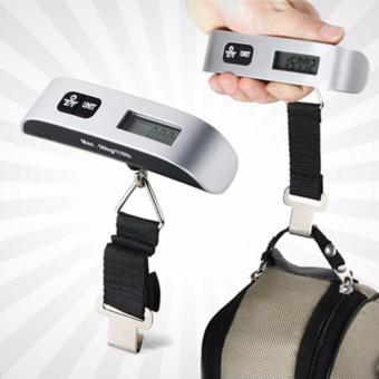 Stainless Steel Luggage Scale 50 kg. ที่ชั่งกระเป๋าเดินทางพกพา Stainless Steel Luggage Scale 50 kg. ที่ชั่งกระเป๋าเดินทางพกพา