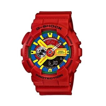 Casio G-Shock นาฬิกาข้อมือผู้ชาย สีแดง สายเรซิ่น รุ่น GA-110FC-1A Casio G-Shock นาฬิกาข้อมือผู้ชาย สีแดง สายเรซิ่น รุ่น GA-110FC-1A