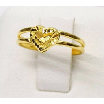 PGold แหวนรูปหัวใจโดนัท ทองคำแท้ 96.5% 1 กรัม เบอร์ 52 PGold แหวนรูปหัวใจโดนัท ทองคำแท้ 96.5% 1 กรัม เบอร์ 52