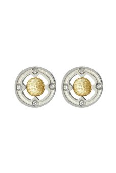 555jewelry ต่างหูแบบก้านเสียบวงกลม ตรงกลางเป็นบอลทรงกลม รุ่น MNC-ER308-B - Yellow Gold 555jewelry ต่างหูแบบก้านเสียบวงกลม ตรงกลางเป็นบอลทรงกลม รุ่น MNC-ER308-B - Yellow Gold