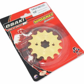 OSAKI สเตอร์หน้า (ทอง) WAVE-125(420), MSX 14T OSAKI สเตอร์หน้า (ทอง) WAVE-125(420), MSX 14T