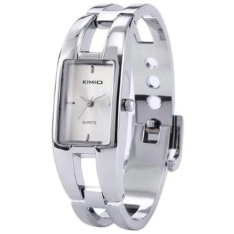 Kimio นาฬิกาข้อมือแฟชั่น สแตนเลส นักธุรกิจ ผู้หญิง สีขาว Fashion Stainless Steel Business Analog Women Watch - White Kimio นาฬิกาข้อมือแฟชั่น สแตนเลส นักธุรกิจ ผู้หญิง สีขาว Fashion Stainless Steel Business Analog Women Watch - White