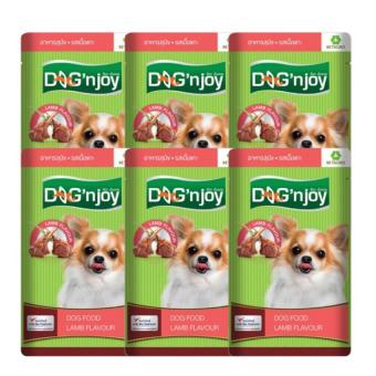 Dog 'n Joyอาหารเปียกสำหรับสุนัข รสเเกะ120ก.แพ็ค6ชิ้น Dog 'n Joyอาหารเปียกสำหรับสุนัข รสเเกะ120ก.แพ็ค6ชิ้น