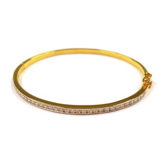 MONOกำไล ข้อมือประดับคริสตัล Swarovski รุ่น B0045 (สีทอง) MONOกำไล ข้อมือประดับคริสตัล Swarovski รุ่น B0045 (สีทอง)