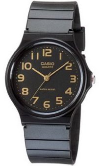 Casio Standard นาฬิกาข้อมือสุภาพสตรี สีดำ สายเรซิ่น รุ่น MQ-24-1B2 Casio Standard นาฬิกาข้อมือสุภาพสตรี สีดำ สายเรซิ่น รุ่น MQ-24-1B2