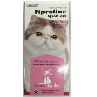fiproline for cat ยาหยอดกำจัดเห็บ หมัด สำหรับแมว จำนวน 1 หลอด fiproline for cat ยาหยอดกำจัดเห็บ หมัด สำหรับแมว จำนวน 1 หลอด