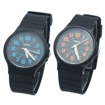 Casio Standard นาฬิกาข้อมือ ชาย/หญิง สายเรซิน รุ่น MQ-71-2B และ MQ-71-4B สีฟ้า/สีส้ม Casio Standard นาฬิกาข้อมือ ชาย/หญิง สายเรซิน รุ่น MQ-71-2B และ MQ-71-4B สีฟ้า/สีส้ม