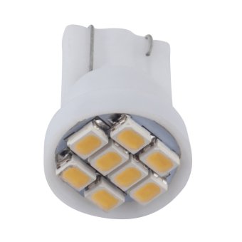 Allwin 20ชิ้น xenon ขาว T10 1206-8 หลอดไฟ led รถกอล์ฟ SMD W5W 12โวลต์อุ่นขาว Allwin 20ชิ้น xenon ขาว T10 1206-8 หลอดไฟ led รถกอล์ฟ SMD W5W 12โวลต์อุ่นขาว