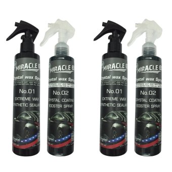 MIRACLE 69 ชุดผลิตภัณฑ์น้ำยาเคลือบสีฟิล์มแก้ว (2 ชุด - 4 ขวด) MIRACLE 69 ชุดผลิตภัณฑ์น้ำยาเคลือบสีฟิล์มแก้ว (2 ชุด - 4 ขวด)