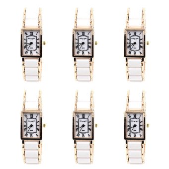 King girl ขายส่ง นาฬิกาข้อมือผู้หญิง รุ่น WP8150 (White/ Rose Gold) 1 แพ็ค ( 6 ชิ้น ) King girl ขายส่ง นาฬิกาข้อมือผู้หญิง รุ่น WP8150 (White/ Rose Gold) 1 แพ็ค ( 6 ชิ้น )