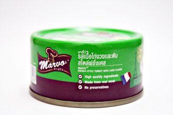 Marvo รสเนื้อไก่งวงและตับสไตล์ฝรั่งเศส อาหารสุนัขชนิดเปียก(กระป๋อง) 80g.x12 Marvo รสเนื้อไก่งวงและตับสไตล์ฝรั่งเศส อาหารสุนัขชนิดเปียก(กระป๋อง) 80g.x12