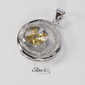 Elise's จี้กังหันโชคดี แชกงหมิว เคลือบทองคำขาว รุ่น EHK-022 Elise's จี้กังหันโชคดี แชกงหมิว เคลือบทองคำขาว รุ่น EHK-022
