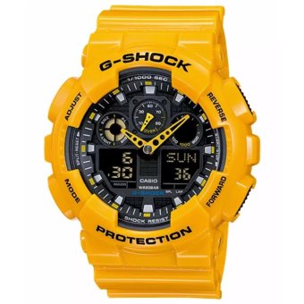 Casio G-Shock นาฬิกาข้อมือรุ่น GA-100A-9ADR - ประกัน CMG Casio G-Shock นาฬิกาข้อมือรุ่น GA-100A-9ADR - ประกัน CMG
