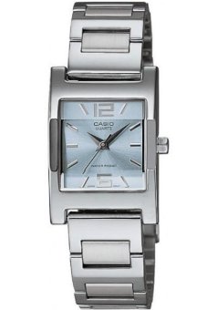 Casio Standard นาฬิกาข้อมือผู้หญิง สายสแตนเลส รุ่น LTP-1283D-2ADF - สีเงิน/ฟ้า Casio Standard นาฬิกาข้อมือผู้หญิง สายสแตนเลส รุ่น LTP-1283D-2ADF - สีเงิน/ฟ้า