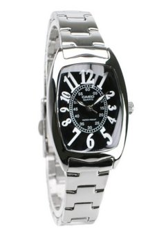 Casio Standard นาฬิกาข้อมือผู้หญิง สายสแตนเลส รุ่น LTP-1208D-1BDF - เรือนเหล็ก/หน้าดำ Casio Standard นาฬิกาข้อมือผู้หญิง สายสแตนเลส รุ่น LTP-1208D-1BDF - เรือนเหล็ก/หน้าดำ