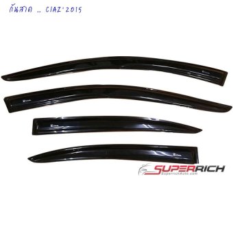 TFP คิ้วกันสาดประตู (Weather Guard) (อะคริลิคชาดำ) / SUZUKI CIAZ 2015 TFP คิ้วกันสาดประตู (Weather Guard) (อะคริลิคชาดำ) / SUZUKI CIAZ 2015
