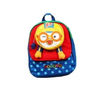 Pororo กระเป๋าสะพายหลัง ลายเพนกวิน PR178 (Blue) Pororo กระเป๋าสะพายหลัง ลายเพนกวิน PR178 (Blue)
