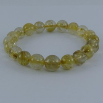 Pearl Jewelry กำไลหินไหมทอง A05 Pearl Jewelry กำไลหินไหมทอง A05