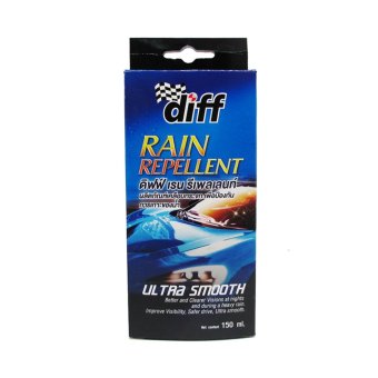 DIFF RAIN REPELLENT ผลิตภัณฑ์เคลือบกระจกเพื่อป้องกันการเกาะของน้ำ 150 มล. DIFF RAIN REPELLENT ผลิตภัณฑ์เคลือบกระจกเพื่อป้องกันการเกาะของน้ำ 150 มล.