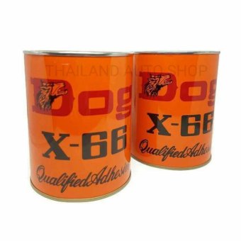 Thailand กาวยางอย่างดี ตรา Dog รุ่น X-66 500 g.(แพ็ค2 กระป๋อง) Thailand กาวยางอย่างดี ตรา Dog รุ่น X-66 500 g.(แพ็ค2 กระป๋อง)