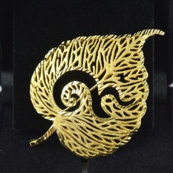 Pearl Jewelry เข็มกลัดเลข 9 ใบโพธิ์ทอง งานช่างไทยคุณภาพดี Pearl Jewelry เข็มกลัดเลข 9 ใบโพธิ์ทอง งานช่างไทยคุณภาพดี